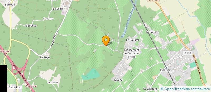 localisation de l'entreprise LIEUX DE VIE ET D'ACCUEIL LES QUARTES SABOTS à ILLATS