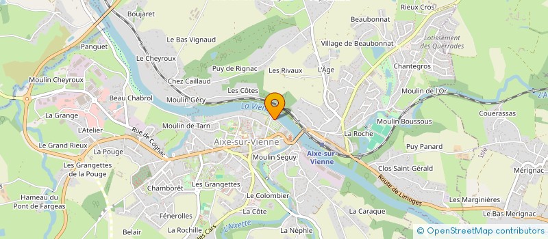 localisation de l'entreprise LIEUX DITS à AIXE-SUR-VIENNE
