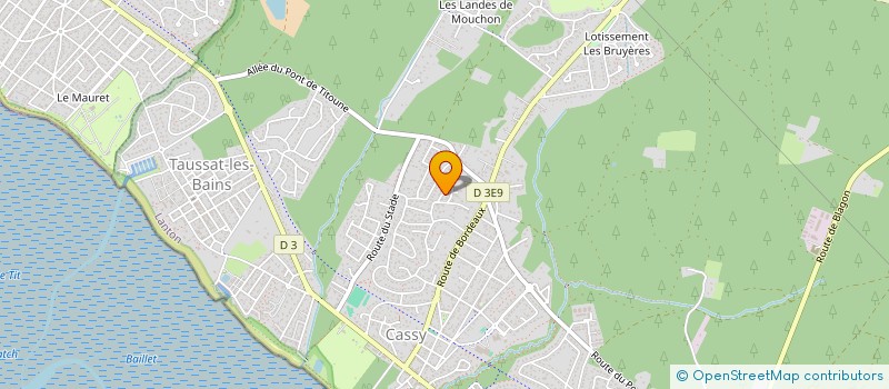 localisation de l'entreprise LIEUX ET SANTE  LANTON