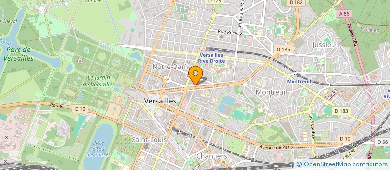 localisation de l'entreprise LIEUX VERSAILLAIS à VERSAILLES