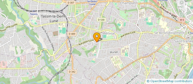 localisation de l'entreprise LIEUXSOLIDES à LYON