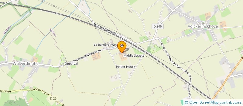 localisation de l'entreprise LIEVIN BIOGAZ à VOLCKERINCKHOVE