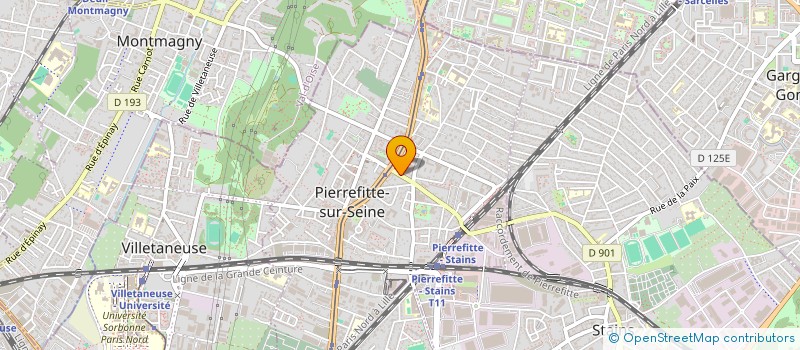 localisation de l'entreprise LIEVIN ELECTRICITE GENERALE COMPANY à PIERREFITTE-SUR-SEINE
