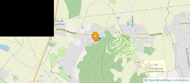 localisation de l'entreprise LIEWIG MEDIAS SPORTS  BAZOCHES-SUR-GUYONNE