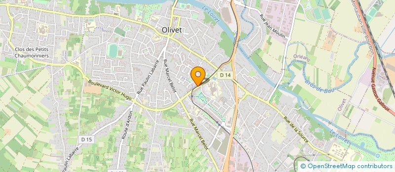 localisation de l'entreprise LIF EVO à OLIVET