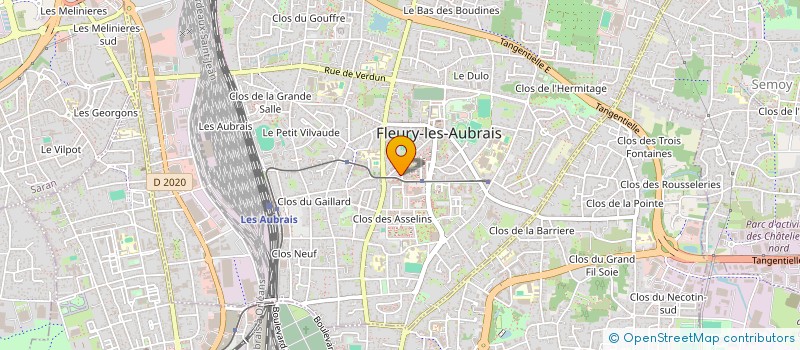 localisation de l'entreprise LIF FINANCEMENT FLEURY ORLEANS à FLEURY-LES-AUBRAIS