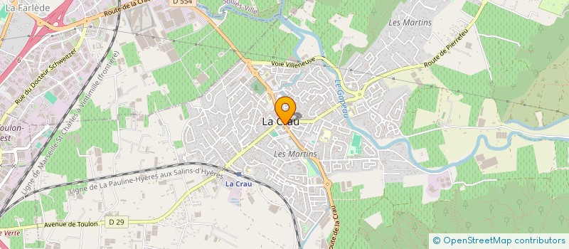 localisation de l'entreprise LIF'PHONE COMPANY à LA CRAU