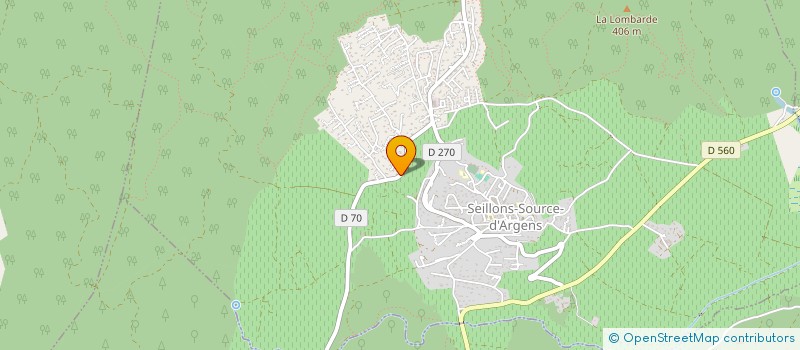 localisation de l'entreprise LIFA INVEST  SEILLONS-SOURCE-D'ARGENS