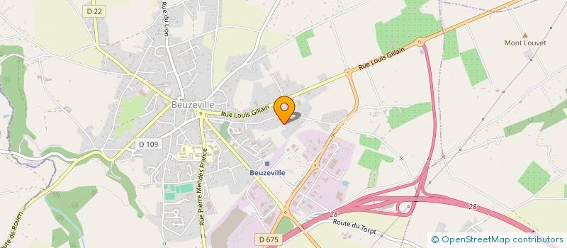 localisation de l'entreprise LIFALE  BEUZEVILLE