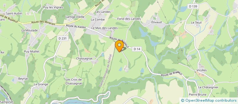 localisation de l'entreprise LIFARNET IMMO à SAINT-LEONARD-DE-NOBLAT