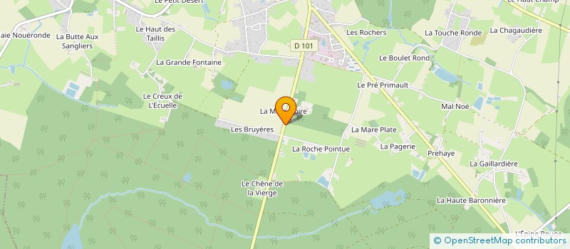 localisation de l'entreprise LIFE  LA BOUEXIERE