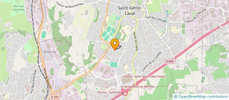 localisation de l'entreprise LIFE  SAINT-GENIS-LAVAL