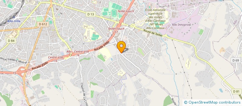 localisation de l'entreprise LIFE CAPITAL à ALBI