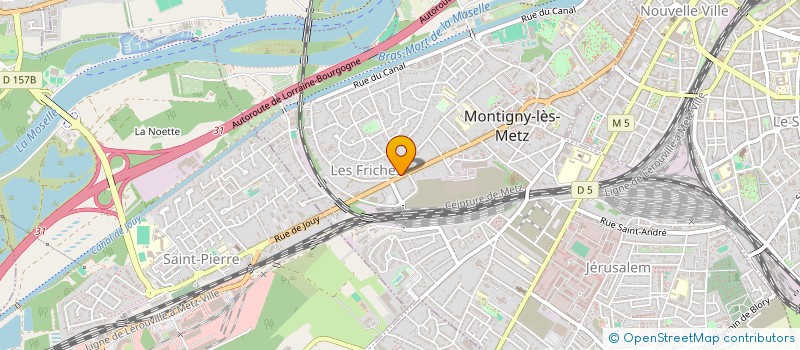 localisation de l'entreprise LIFE COACHING DEVELOPMENT à MONTIGNY-LES-METZ