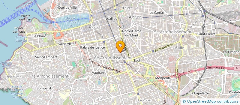 localisation de l'entreprise LIFE CONCEPT  MARSEILLE