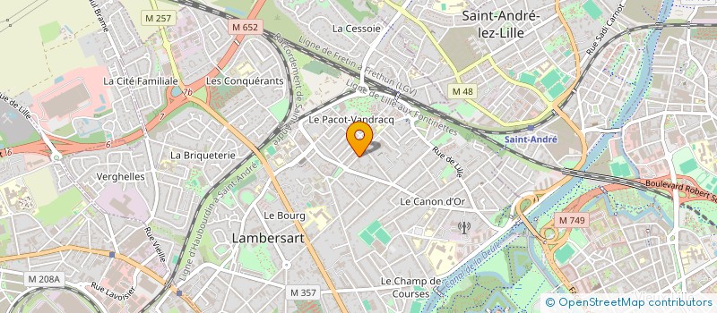 localisation de l'entreprise LIFE CYCLE MANAGEMENT FOR LOOP à LAMBERSART