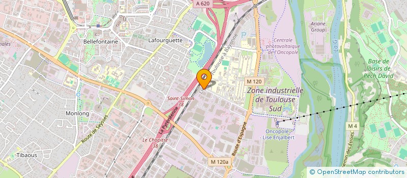 localisation de l'entreprise LIFE ENERGIE à TOULOUSE