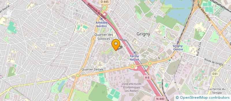 localisation de l'entreprise LIFE FITE GYM à GRIGNY