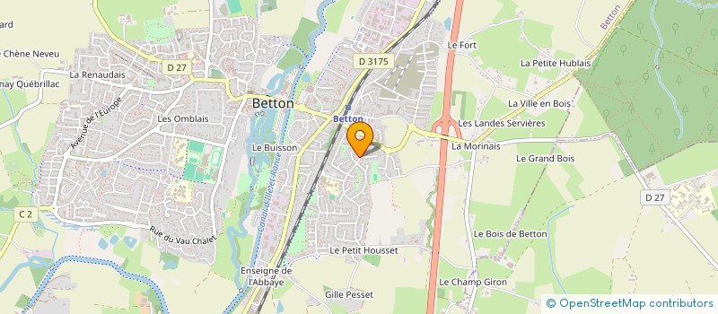 localisation de l'entreprise LIFE IN PLASTIQUES - LIPS  BETTON