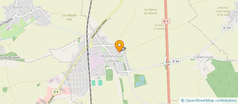 localisation de l'entreprise LIFE IS GOOD  MONTESCOURT-LIZEROLLES