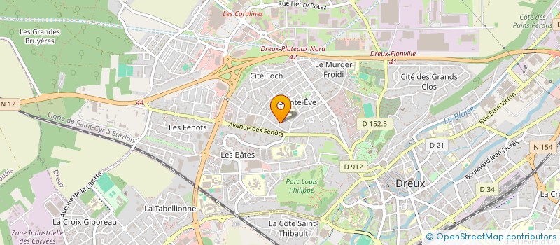 localisation de l'entreprise LIFE MANAGEMENT MUSIC à DREUX