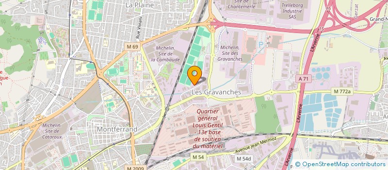 localisation de l'entreprise LIFE METAL GROUPE  CLERMONT-FERRAND