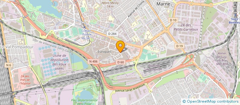 localisation de l'entreprise LIFE MG INVEST à CRETEIL