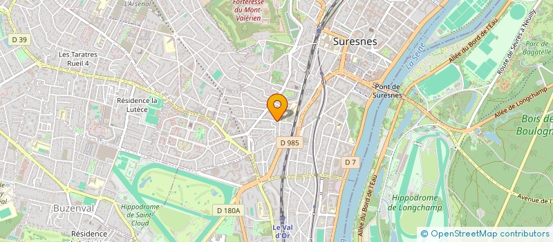 localisation de l'entreprise LIFE ON MARS à SURESNES