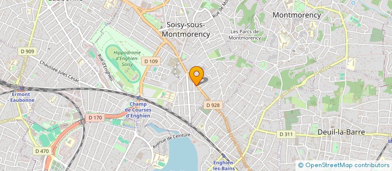 localisation de l'entreprise LIFE PARTNERS HOLDING  SOISY-SOUS-MONTMORENCY