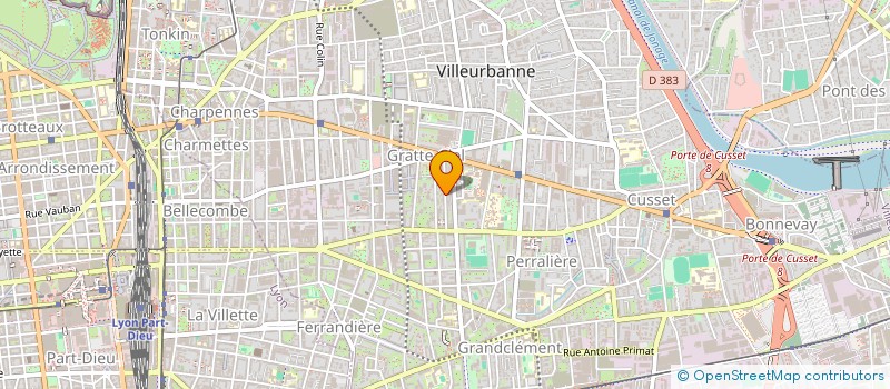 localisation de l'entreprise LIFE'S AUTO à VILLEURBANNE