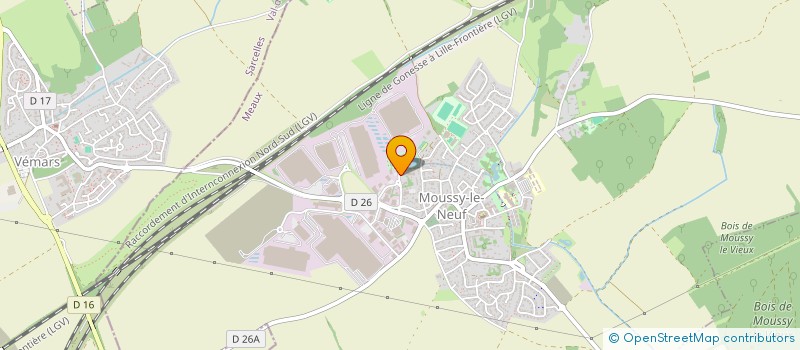 localisation de l'entreprise LIFE SPORT TRAINING  MOUSSY-LE-NEUF