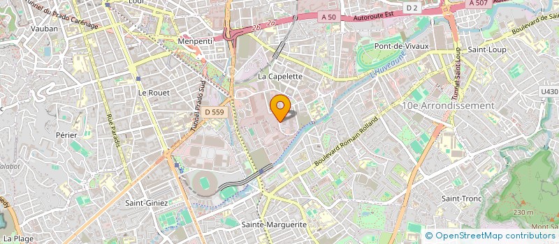 localisation de l'entreprise LIFE STYLE  MARSEILLE