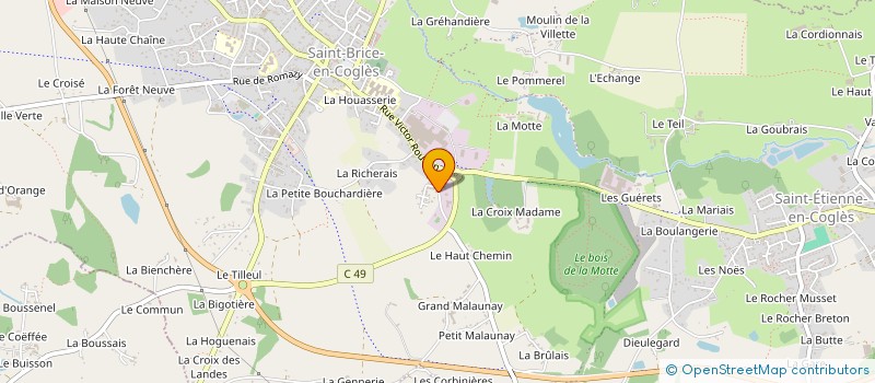 localisation de l'entreprise LIFE SUPPORT PHARMA  MAEN ROCH