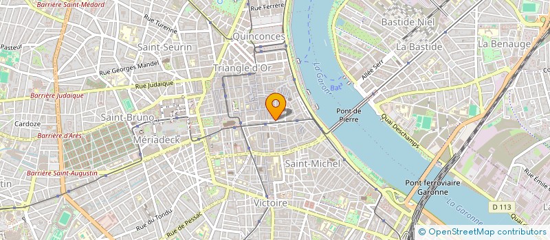localisation de l'entreprise LIFEA à BORDEAUX