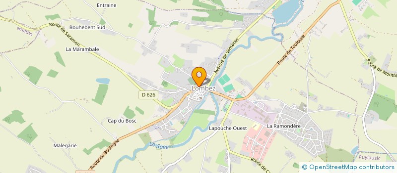 localisation de l'entreprise LIFEBYMOVE  LOMBEZ