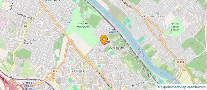 localisation de l'entreprise LIFECAREXPERT  EVRY-COURCOURONNES