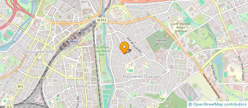 localisation de l'entreprise LIFEMETRICS  METZ