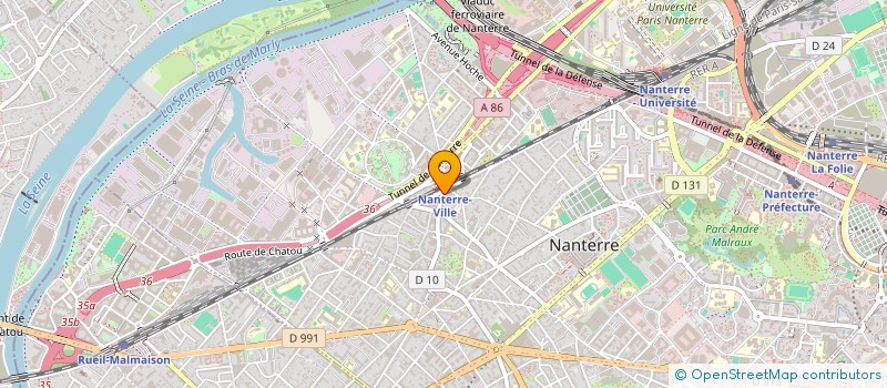 localisation de l'entreprise LIFEQUITY  NANTERRE