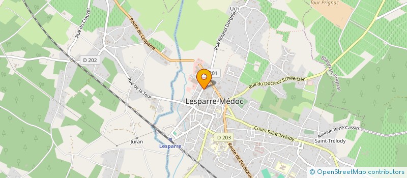 localisation de l'entreprise LIFES  LESPARRE-MEDOC