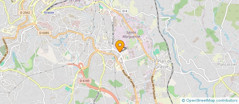 localisation de l'entreprise LIFESCIENTIS à GRASSE