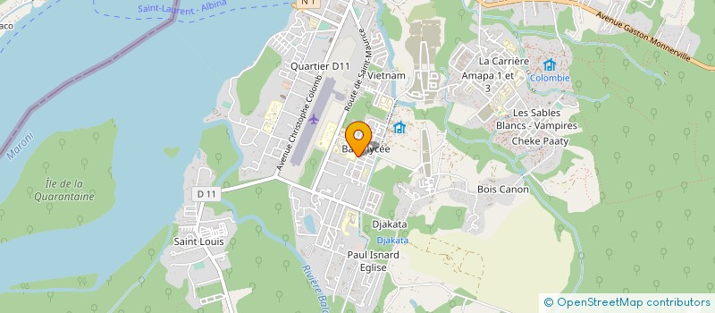 localisation de l'entreprise LIFESTYLE à SAINT-LAURENT-DU-MARONI