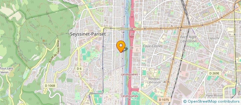 localisation de l'entreprise LIFESTYLE  SEYSSINET-PARISET