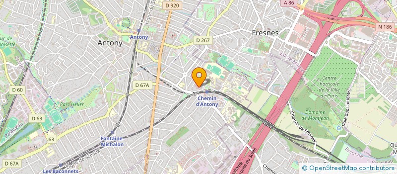 localisation de l'entreprise LIFEXPERIENCE à ANTONY