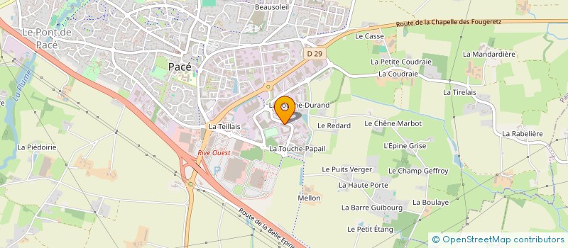 localisation de l'entreprise LIFFRE 1  PACE