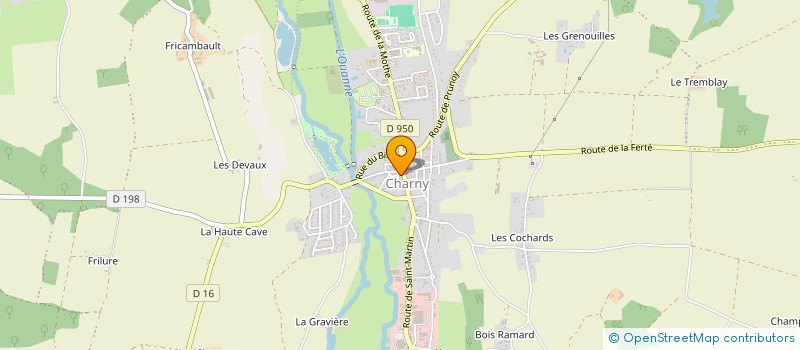 localisation de l'entreprise LIFI à CHARNY OREE DE PUISAYE