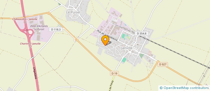 localisation de l'entreprise LIFIA à JANVILLE-EN-BEAUCE
