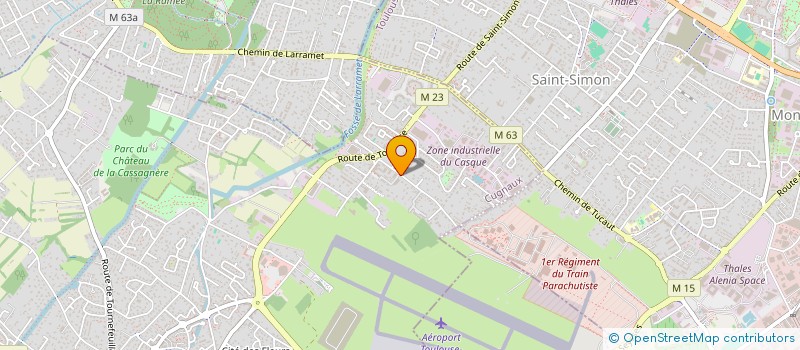localisation de l'entreprise LIFLOR à CUGNAUX