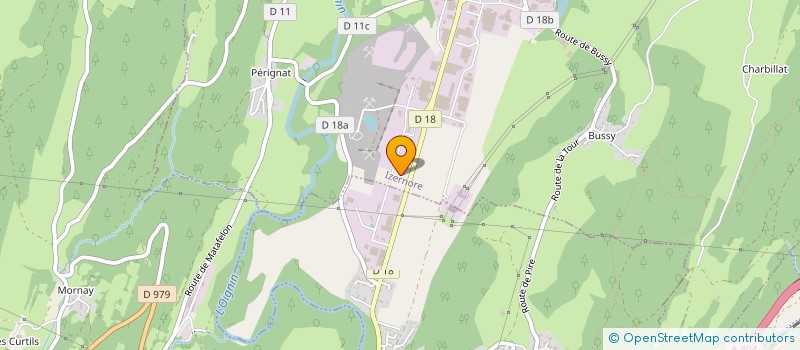 localisation de l'entreprise LIFOCOLOR MANAGEMENT  IZERNORE