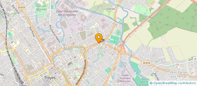 localisation de l'entreprise LIFON H  TROYES