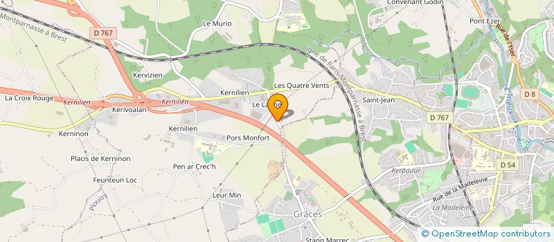 localisation de l'entreprise LIFREN  PLOUISY